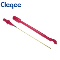 Sonde de perforation pour voiture, fil Non destructif, 5 pièces, Clip de Test automobile, outil multimètre avec connecteur banane, 4mm