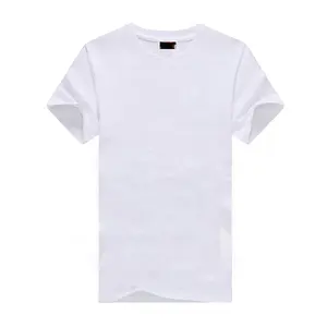 100% Cotton Combed Fine Oem Logo Plus Size Custom Plain Blank Election Campaign White T Shirt