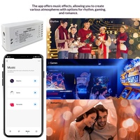 Contrôleur de bande LED intelligent Zigbee Tuya pour la maison intelligente avec application, minuterie et commande vocale, matériau PC, pilote de bande LED intelligente RGBCW
