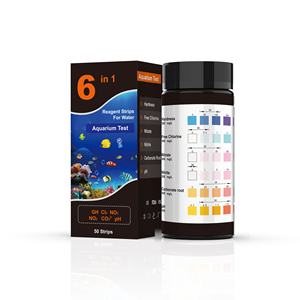 물 테스트 키트 테스트 물 스트립 W-6 수족관 물 테스트 키트 - Product Image 1