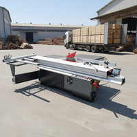Scie à panneaux horizontale de précision Invech avec moteur 5,5 kW, machine à scie à table coulissante pour la menuiserie et la découpe de meubles