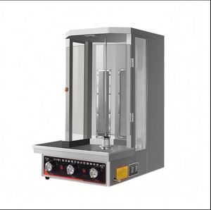 Barbecue commercial à deux brûleurs en céramique avec rotation automatique - Product Image 6