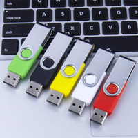 Memoria USB Giratoria Original de Marca, 1GB 2GB 4GB 8GB 16GB 32GB 64GB 128GB, Pendrive Mini USB