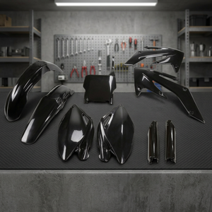 Kit Completo di Carene in Plastica Nera per Moto Honda CRF 250R 2006-2007 - Product Image 2