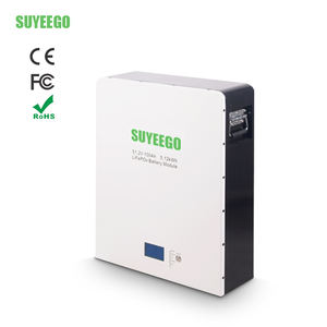 SUYEEGO高品質24V 48V 100ah 200ah 300ah <span class=keywords><strong>500ah</strong></span>リチウムイオン充電式6000サイクルLiFePO4壁に取り付けられたリチウム電池 - Product Image 3