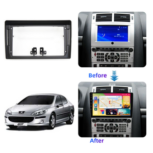 Henmall<span class=keywords><strong>รถ</strong></span> 2Dinเสียงแผ่นหน้ากรอบสําหรับPeugeot <span class=keywords><strong>407</strong></span> 2004-2008 วิทยุสเตอริโอDash MountชุดRefitting - Product Image 6
