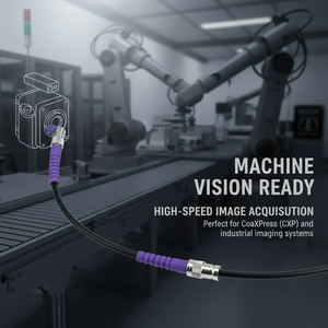 Câble coaxial HD-SDI BNC mâle vers Mini BNC 1.0/<span class=keywords><strong>2.3</strong></span> à angle droit pour vision industrielle - Product Image 5