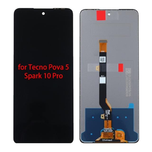 6.78" Wholesale Cell Phone LCD for Tecno Pova 5 LH7n Screen Mobile Phone LCD Touch Display Digitizer Assembly for Spark 10 Pro