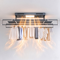 Séchoir à linge électrique, séche-linge électrique, stérilisation au plasma, séchoir à linge en aluminium, contrôle par application Tuya, maison intelligente, OEM