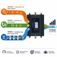 Amplificador de Señal Easyboost de Alta Ganancia 72dB 700 900 1800MHz, Repetidor Celular B28 B8 B3, Aplicación Tuya, Garantía de 3 Años, para Hogares y Oficinas