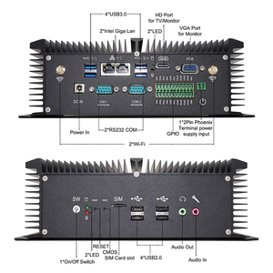 Новейшая RTX3050 GDDR6 4G 12-го поколения Intel Core I5 12450H Win11 <span class=keywords><strong>2</strong></span> HD * MI Type-C 64GB DDR4 охлаждающая лампа для промышленного игрового ПК - Product Image 3