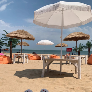 Toptan veranda mobilya mermer dökme demir plastik yuvarlak su dolu plaj bahçe güneş açık şemsiye şemsiye taban standı - Product Image 2