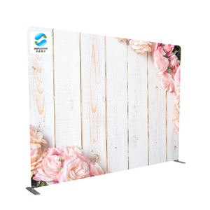 तेजी से सेटअप पोर्टेबल एल्यूमीनियम कपड़े मुक्त खड़े डबल साइड शादी पृष्ठभूमि स्टैंड - Product Image 3