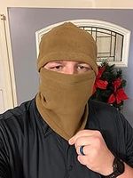 Cagoule d'hiver en polaire-Masque thermique pour l'hiver-Hommes Tactique