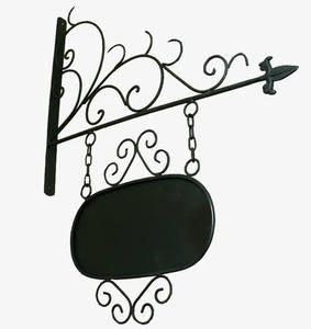 Soporte <span class=keywords><strong>de</strong></span> Pared Rústico Vintage para Letreros, Soporte <span class=keywords><strong>de</strong></span> <span class=keywords><strong>Hierro</strong></span> Fundido para Letreros <span class=keywords><strong>de</strong></span> Tienda o Porche, Recubrimiento en Polvo, Letrero para Exteriores - Product Image 2