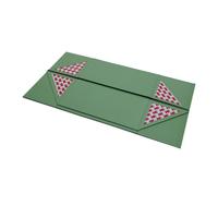 Boîte cadeau rigide personnalisée en carton écologique pliable moderne en matériaux recyclés haut de gamme avec logo
