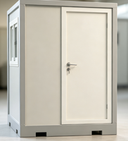 Unité de toilettes préfabriquées portables en kit standard pour chantier de construction / camp de travailleurs / parc touristique
