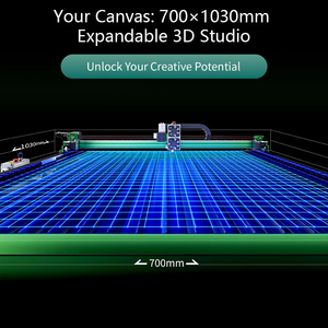 NEJE <span class=keywords><strong>MAX</strong></span> 4 V2 E80 Graveur laser 700x460mm Zone de travail extensible à 700x1030mm <span class=keywords><strong>90</strong></span> m Focale symétrique - Product Image 6