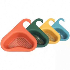 Panier de vidange multifonctionnel en plastique écologique en forme de cygne pour évier, support suspendu filtrant et égouttoir pour cuisine - Grande Vente - Product Image 1