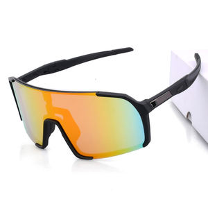 กว่างโจวของตัวเองสิทธิบัตรที่กำหนดเองโลโก้ผู้ชายขนาดใหญ่กรอบกีฬากลางแจ้งขี่จักรยาน UV400เลนส์แว่นตากันแดด - Product Image 2