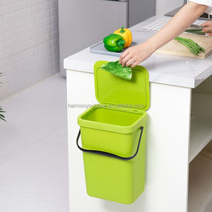 Poubelle à compost sectionnelle économique pour <span class=keywords><strong>cuisine</strong></span> et maison, durable, 6L, en PP recyclé, personnalisable, pour intérieur et jardin - Product Image 5