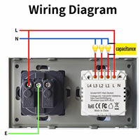 Prise intelligente Zigbee 3.0 de norme européenne, panneau en verre trempé, commande vocale via application, 1 à 3 prises AC, 1 à 3 ports USB A/C