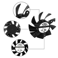Ventilateur axial sans cadre à haut débit d'air 80 mm, roulement à billes/FDB, souffleur CC 5V/12V, PWM/FG/RD, refroidissement d'onduleur PV OEM 8015 sans balais