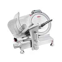 Trancheuse à viande semi-automatique avec poignée ergonomique en U, coupe-viande de 8 pouces, machine abordable pour trancher la viande congelée pour les startups