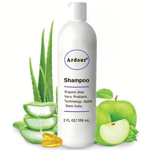 水分補給ヘアシャンプーエッセンシャルオイルビーガン美容製品、詰め替え可能なアルミボトル、ペパーミント & スイートオレンジ - Product Image 3