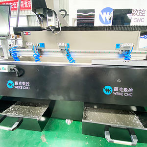 웨이케 CNC 신형 자동 알루미늄 프로파일 가공 센터 CNC 더블 스핀들 모터 드릴링 밀링 머신 (창문용) - Product Image 5
