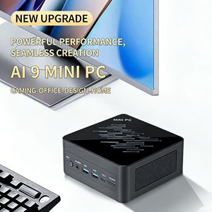 Nouvel ordinateur de <span class=keywords><strong>jeu</strong></span> AMD Ryzen AI 9 HX365 12 cœurs 24 threads Dual 2.5G Lan 16 Go DDR5 512 Go/1 To SSD Mini <span class=keywords><strong>PC</strong></span> Oculink - Product Image 2