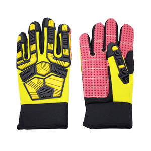 Guantes personalizados, cómodos, antigolpes, antiimpacto, para las cuatro estaciones, antideslizantes, ignífugos, anticalor, de trabajo, cuero genuino a bajo precio - Product Image 1