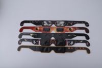 Impression gratuite Logo de marque Verres éclipse certifiés CE et ISO, Verres filtrants d'éclipse solaire