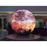 Pantalla Esférica LED BESCAN Flexible en Forma de Globo Terráqueo, Esfera de Exhibición Impermeable