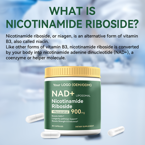 LIFEWORTH OEM Liposomal nikotinamide Riboside 900mg NAD + suplemen Quercetin Resveratrol manajemen energi untuk pria wanita dewasa - Product Image 2