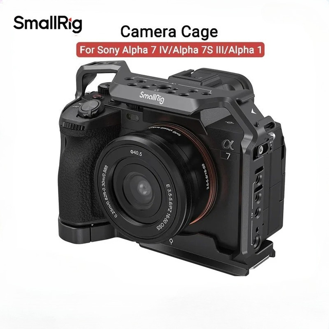 3666 for Sony A7 IV/a7m4 Cage Rig Multi-Mounting Options Rigs Small Camera Accessories for Sony Alpha 7 IV A7S IV