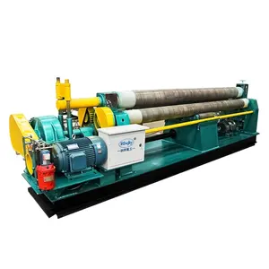 Metal Bender 3 Rollers Mechanical Steel Plate Rolling Machine Sheet / Plate Rolling Stainless Steel