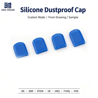 Capuchons anti-poussière en silicone personnalisés, résistants à la corrosion, joints en caoutchouc FKM EPDM FVMQ pour interface d'instruments de mesure électroniques