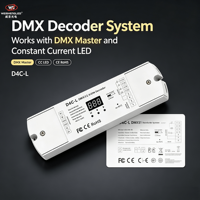 Décodeur DMX512 et RDM à courant constant 4CH D4C-L (150-500mA)