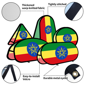 Ethiopia Oval Pop up <b>Banner</b> Warp-knitted Fabric for Outdoor Advertising Promotion Outdoor Tent - Product Image 3