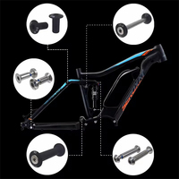 Vis de suspension arrière de vélo M8X17-87MM, boulons de VTT à suspension intégrale, vis de verrouillage en acier, boulon de fixation pour trottinette électrique et patins à roulettes