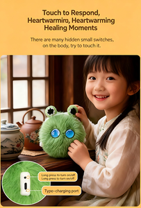 Robot Emo Intelligenti per Bambine, Giocattoli in Peluche Controllabili per Conversazione, Giocattoli Educativi Unisex per Neonati - Product Image 4