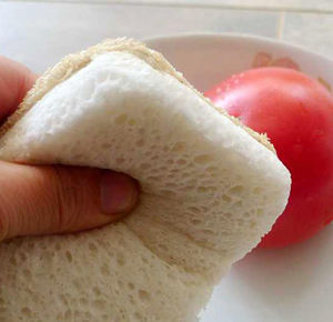 הכי חדש סגנון טבעי עץ עיסת כותנה תאית ספוג ליפה פלסטיק משלוח צלחת תאית ספוג בד עם ליפה Scourer - Product Image 3