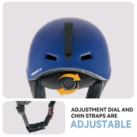 Vente d'usine, casque de ski personnalisé avec logo, 10 aérations, casque de ski respirant de haute qualité avec lunettes pour adultes et enfants
