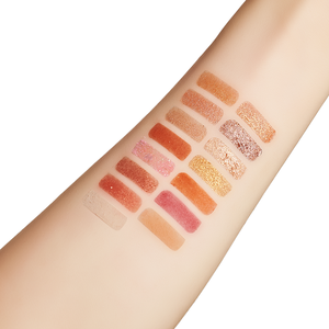 Paleta de sombra de ojos de plástico, paleta de sombra de ojos transparente, brillo de estrellas, mate, brillante, 15 colores, venta al por mayor - Product Image 4