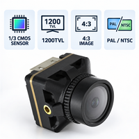 Kamera FPV Kompak RunCam Robin 3 1200TVL Analog Cahaya Rendah Lensa Sudut Lebar 4:3 Bersertifikasi CE/FCC untuk Drone Balap Quadcopter