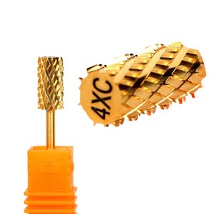 Gold Large Barrel <b>Nail</b> Drill Bits Tungsten Steel Carbide <b>Nail</b> Drill Bit <b>Nail</b> File Accessories Manicure Tool Supplier for Salon - Product Image 6