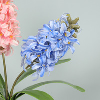 Fleurs artificielles de jacinthe réalistes de haute qualité, simulation 3D, toucher réel, pour la décoration intérieure, plantes en pot, occasions de mariage
