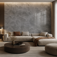 Panneau mural flexible en PVC écologique de 1220 mm, décoration intérieure, marbre carbone, marbre ardoise