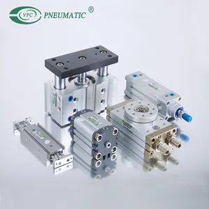 China Pneumatic Wholesaler VPC Brand MGPM25-40 Double Acting 3 Rod Guided Pneumatic Cylinder